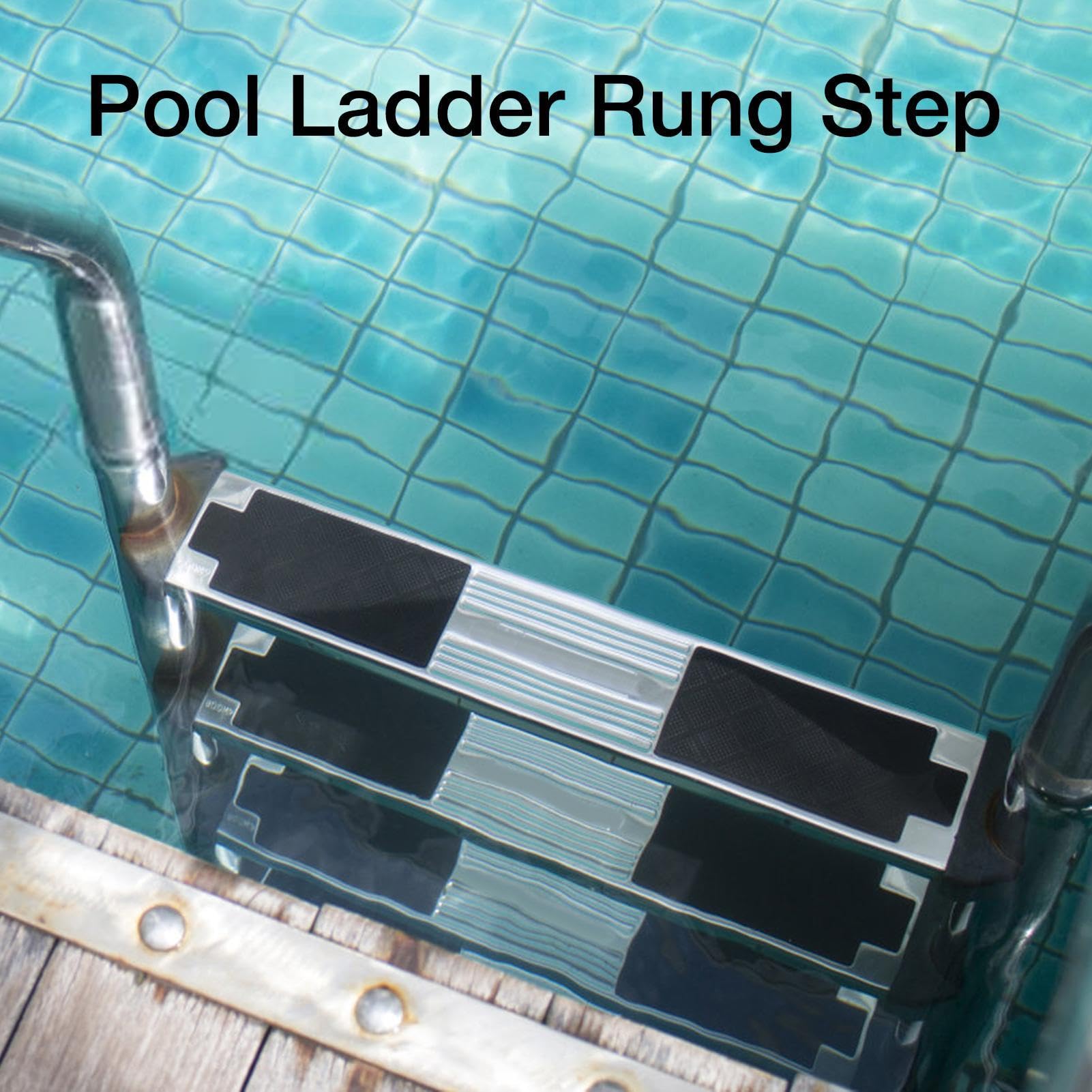 Marche de rechange pour échelle de piscine en acier inoxydable, échelons de rechange pour échelle de piscine, échelons de piscine avec vis de rechange, pédales de piscine pour accessoires de rechange