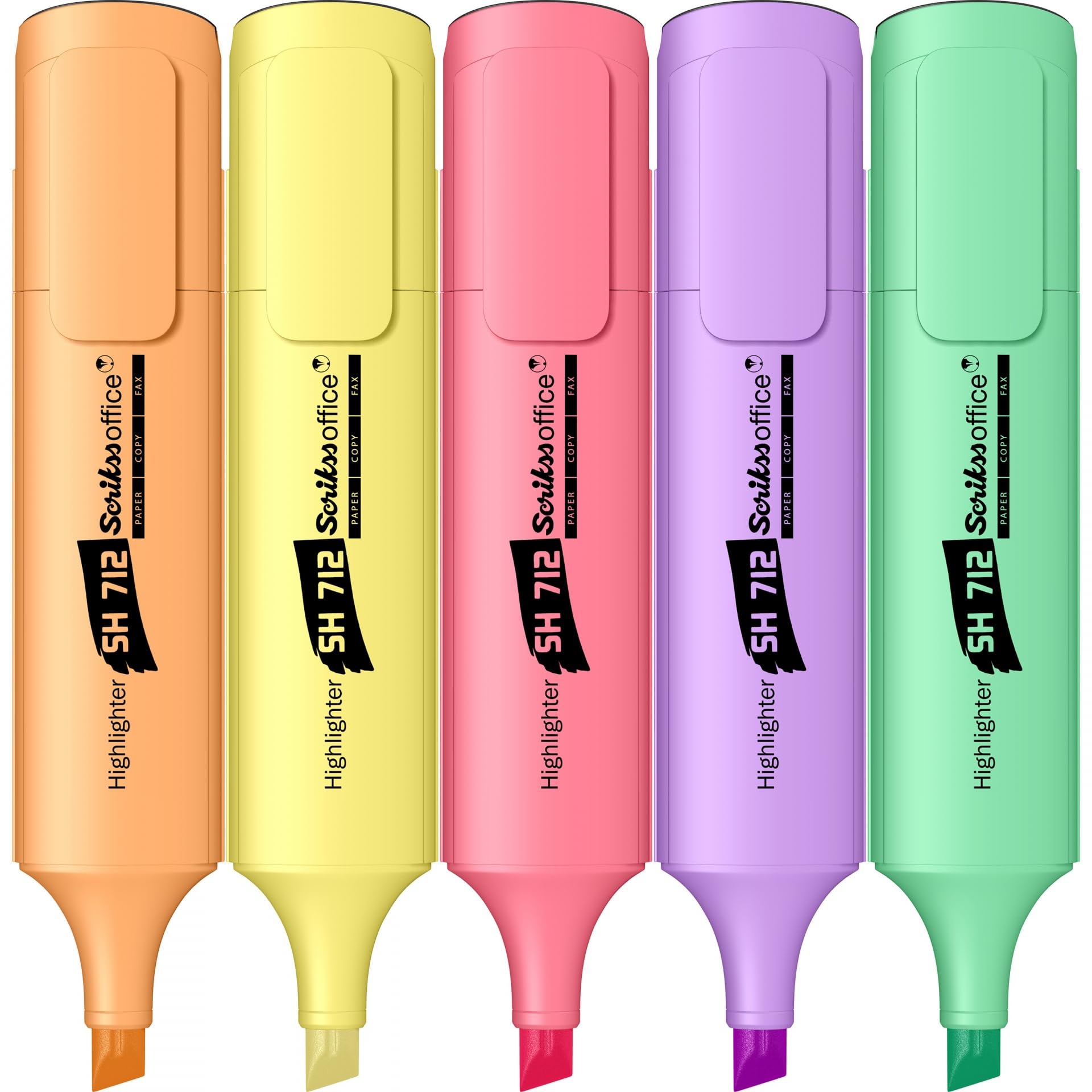 Scrikss Office Sh712 Pastel Glow - Confezione da 5 blister
