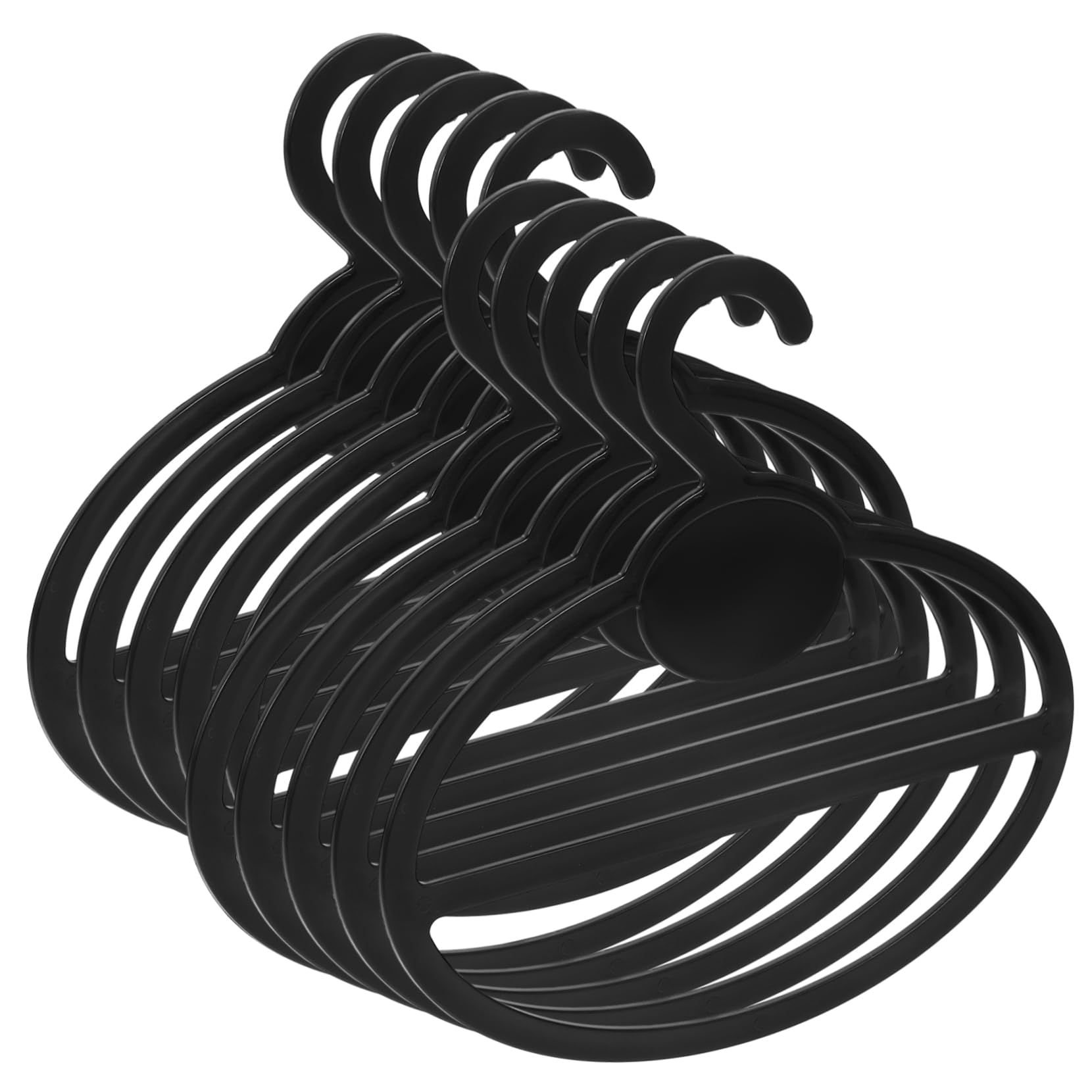 DECHOUS 10Pcs Scarf Hanging Organizer Multi Functional Storage Hanger for Scarves Belts Ties Towels for Closet Display Cabinets Versatile Design