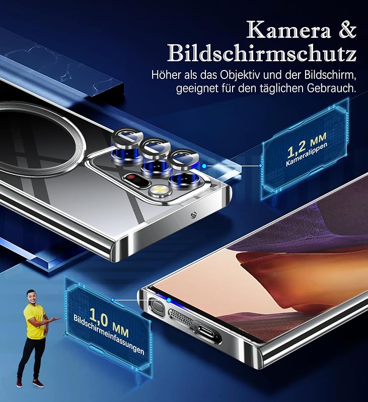 Neivi Samsung Galaxy Note 20 Ultra MagSafe tok, kameravédelem, ütésálló, katonai védelemmel