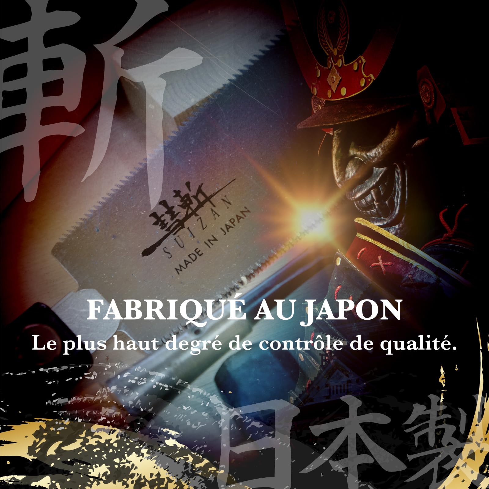 SUIZAN Ryoba Scie japonaise à double tranchant 210mm - Outils de menuiserie professionnels