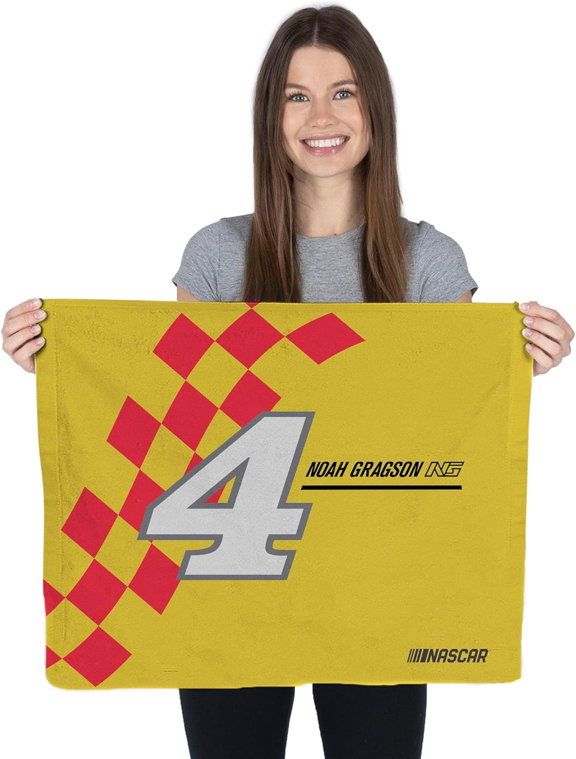 Northwest NASCAR Rally Towel, Lightweight Fan Gear, Wave Ready Stadium Sideline Accessory, 15 x 18 Inch
