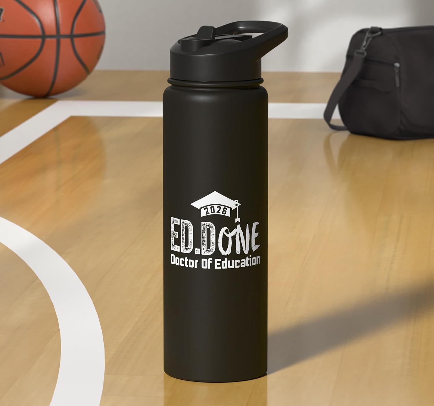 EDD Doctor of Education Ed.D Done 2026 Doctoral Graduation Stainless Steel Insulated Water Bottle