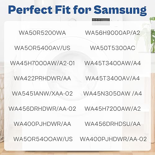 Miniatura 3 de Varillas de suspensión mejoradas DC97-16350U DC97-16350T para lavadora Samsung de carga superior WA50R5200AW WA50R5400AVEE. UU., Reemplazan