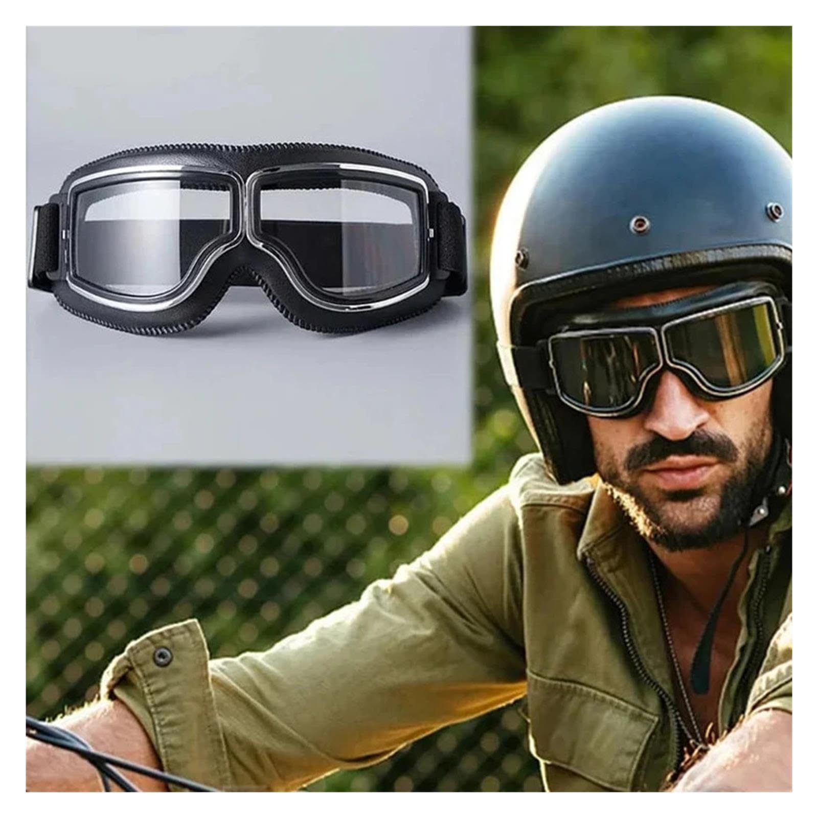 Occhiali da casco Cinturino elastico regolabile for occhiali da casco moto