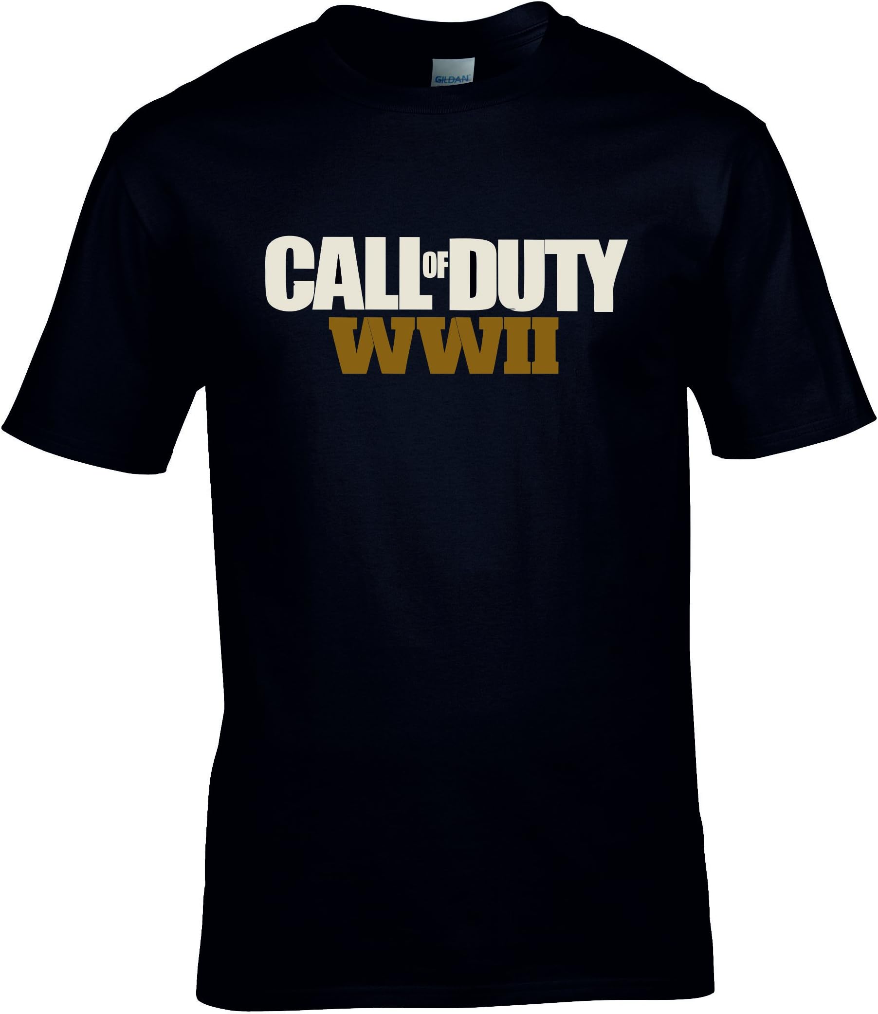 Tyrolta Call of Duty World at War 2 T-Shirt Inspired COD WW2 Gaming New Xbox PS4 (Small) Black