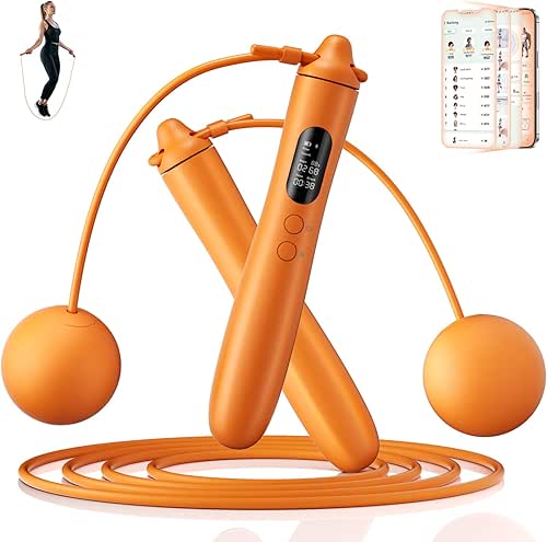 Smart Jump Rope, Wireless Jumping Rope, Supports Game App Interaction,