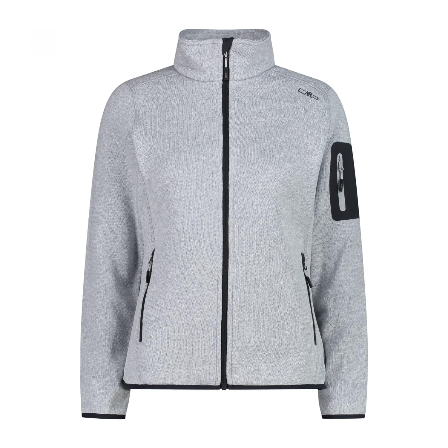 CMP Damen Strick Fleece Jacke Fleecejacke Fleecepullover