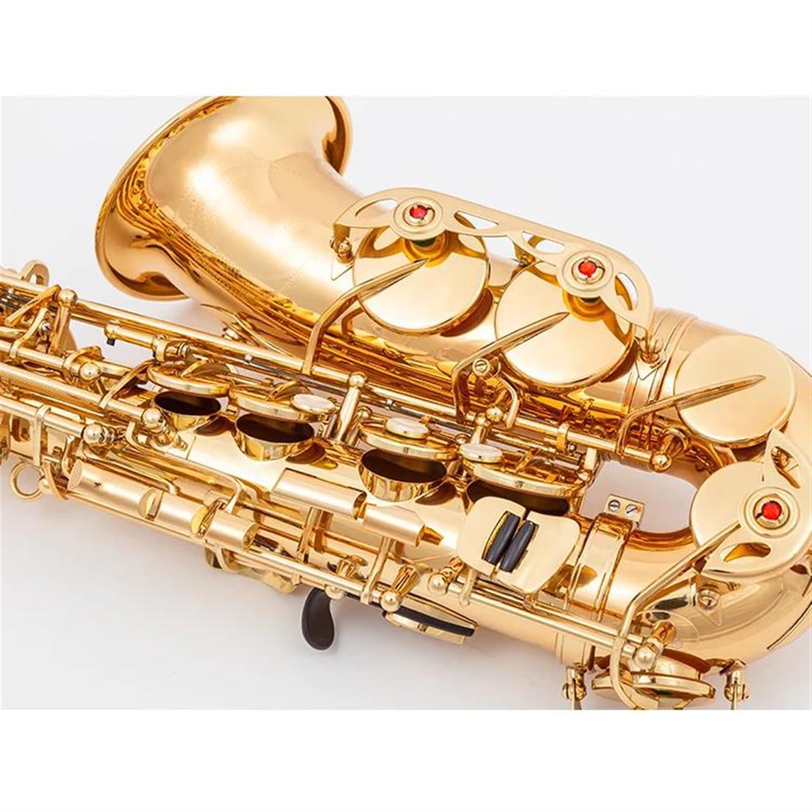 Strumento Sassofono Sassofono Contralto Drop E Professionale Sassofono Contralto Dorato Con Ancia A Fascia(Gold)