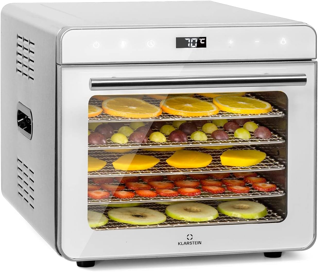 Klarstein Food Dehydrator, Food Dryer for Vegetables, Herbs, and Meats