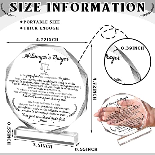 Miniatura 3 de Regalos de abogados para mujeres, hombres, mujeres, abogadas, regalos escolares, los mejores regalos de abogados, un verdadero gran abogado es