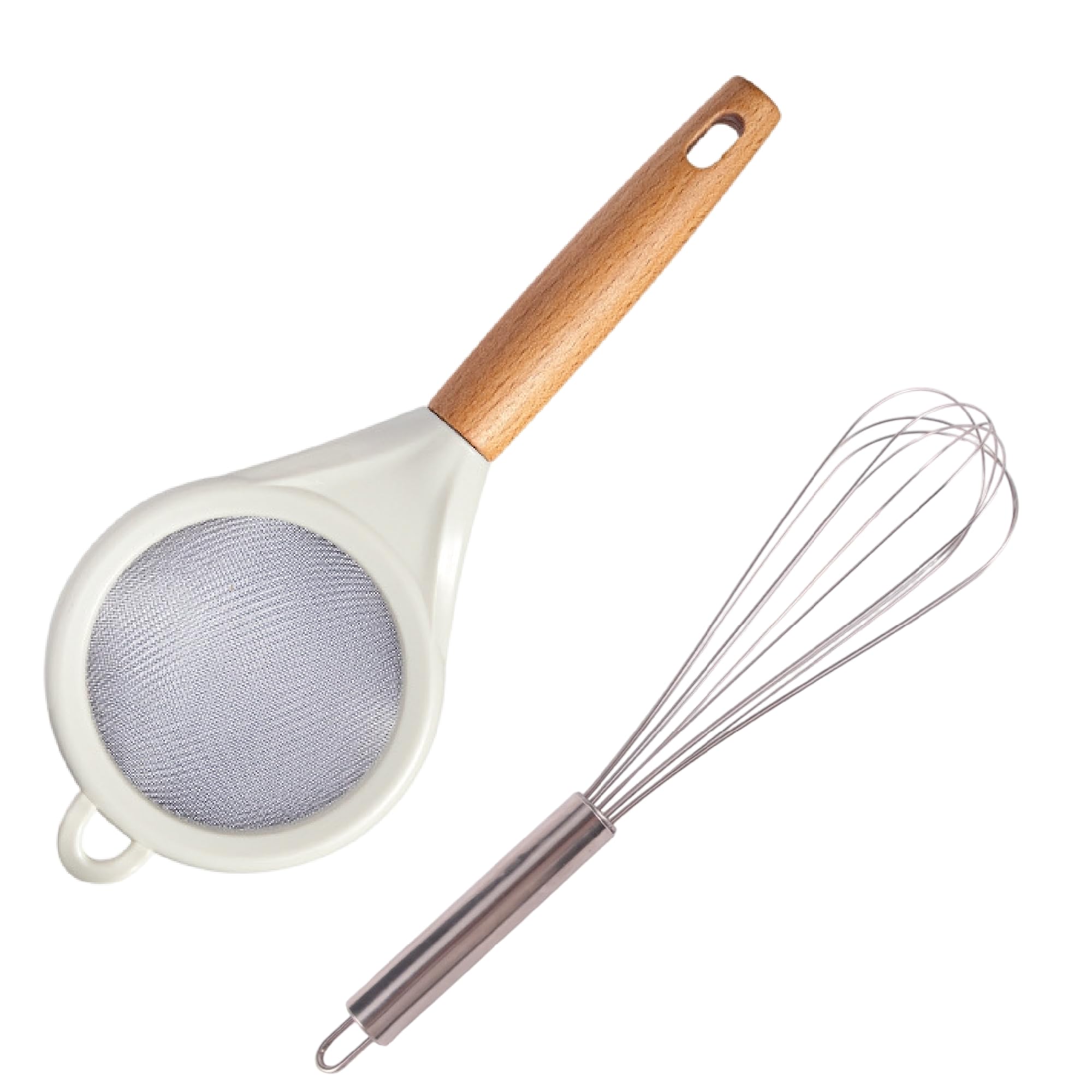 Colador de cocina, colador de harina de acero inoxidable, para pasta, harina (30 cm)