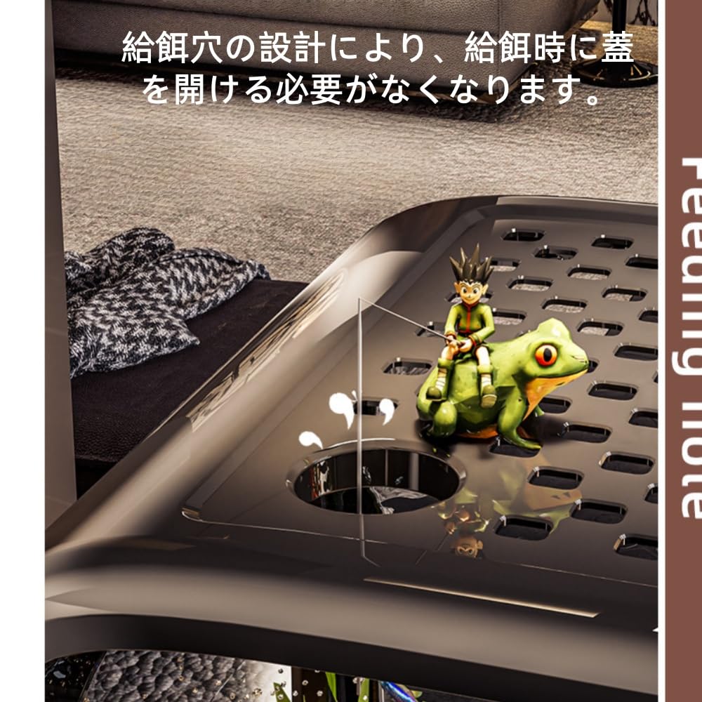 Amazon | TZZT小型水槽セット 金魚飼育セット アクアテラリウム ベタ