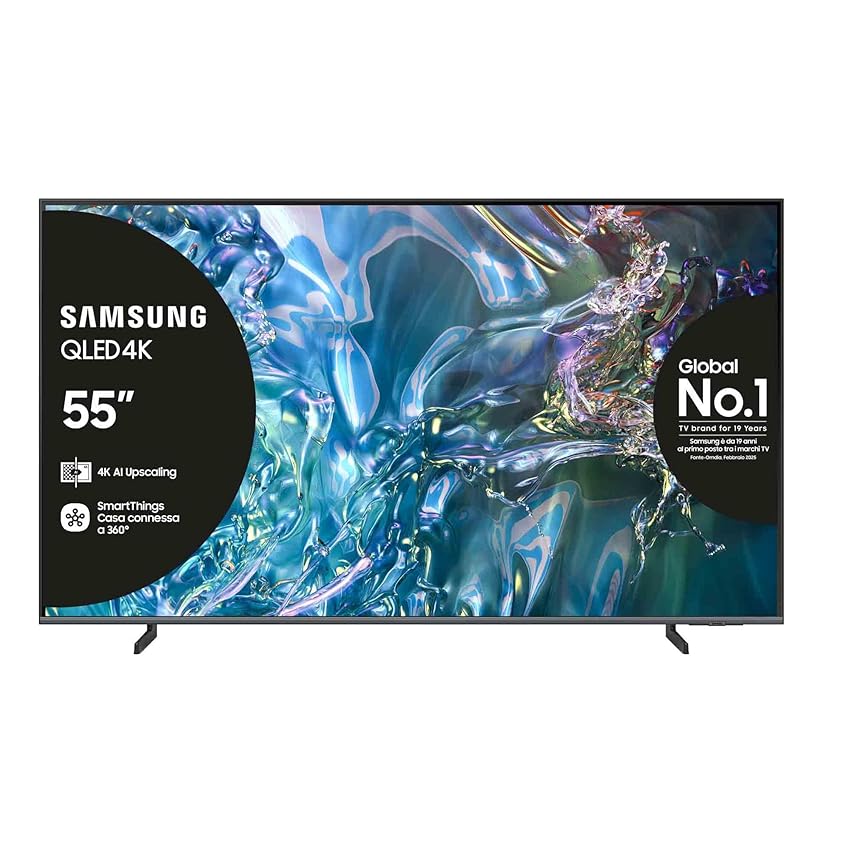 Samsung TV QE55Q64DAUXZT QLED 4K, Smart TV 55