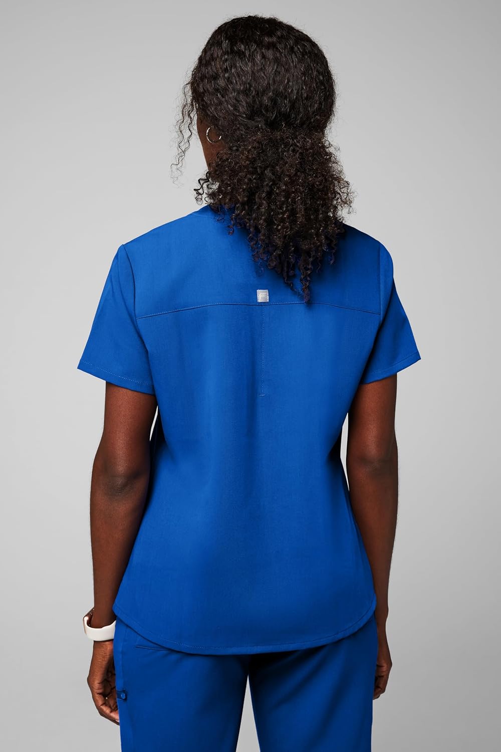 Fabletics Women's Vital 1-Pocket Scrub Top - MotionTech, Wrinkle-Resist, Chest Pocket, Anti-Shrink, Semi-Slim Fit - Image 2