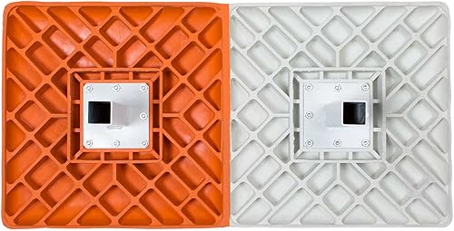 Miniatura 7 de Champion Sports Hollywood Style Impact Doble Primera Base – Construcción sólida moldeada de una pieza – Primera base doble de goma – Anclajes de