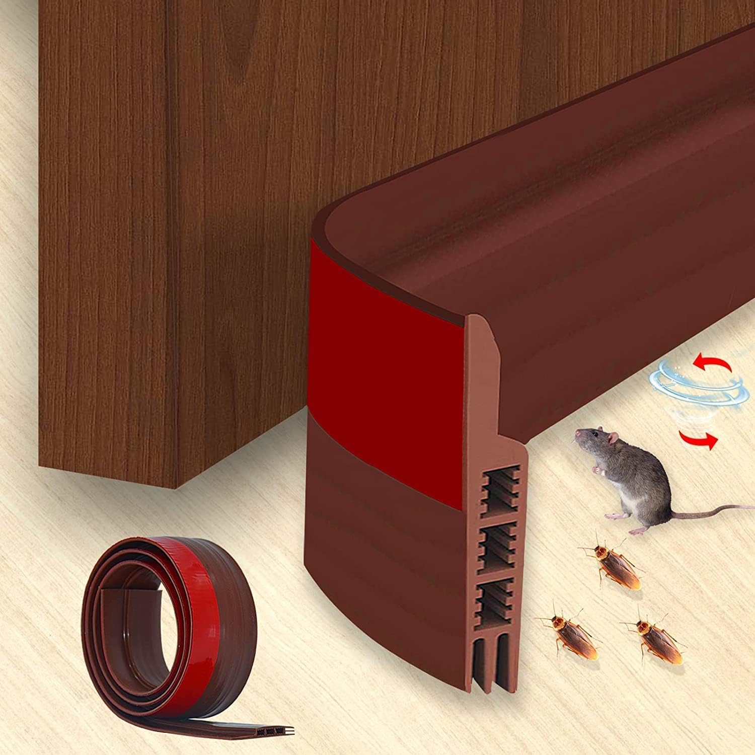 ALWAFLI Door Sealing Strip for Home, Air Gap Silicone Shield Waterproof -Strip Self-Adhesive Window/Door Tape for Seal, (Door Seal Tape A) (B0CY2RZ1WX) Amazon Price History, Amazon Price Tracker