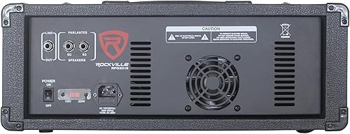 Miniatura 3 de Rockville - Paquete de Sistema PA MezcladorAmp
