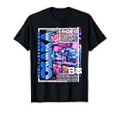 Osaka City 80s Synthwave Streetfood Japan Osaka T-Shirt