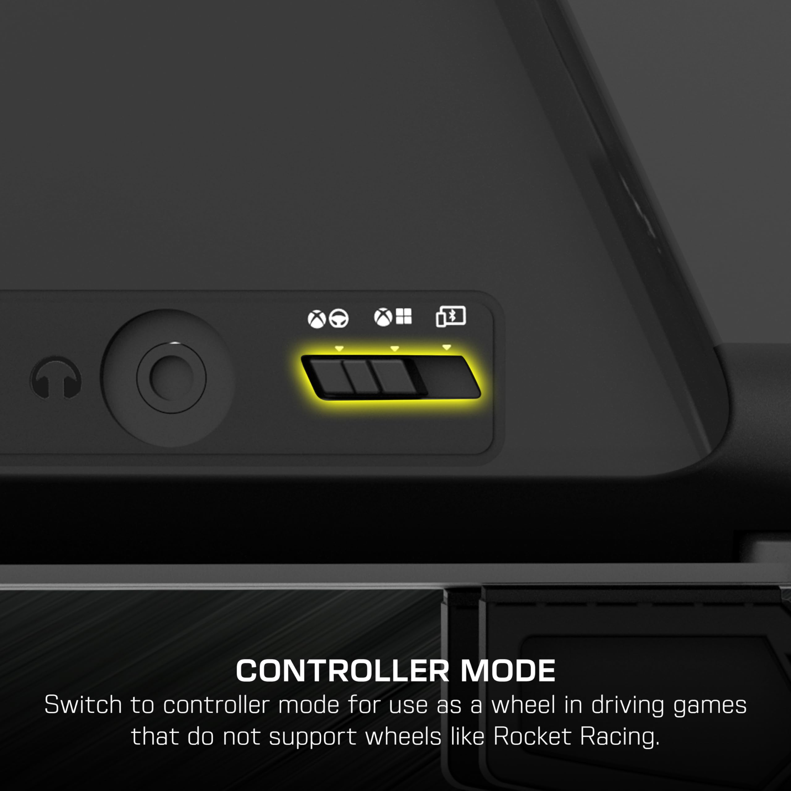 Turtle Beach Racer Sistema di volante wireless con licenza ufficiale per Xbox Series X|S, Xbox One e PC Windows - Connessione wireless stabile, fino a 30 ore di autonomia della batteria