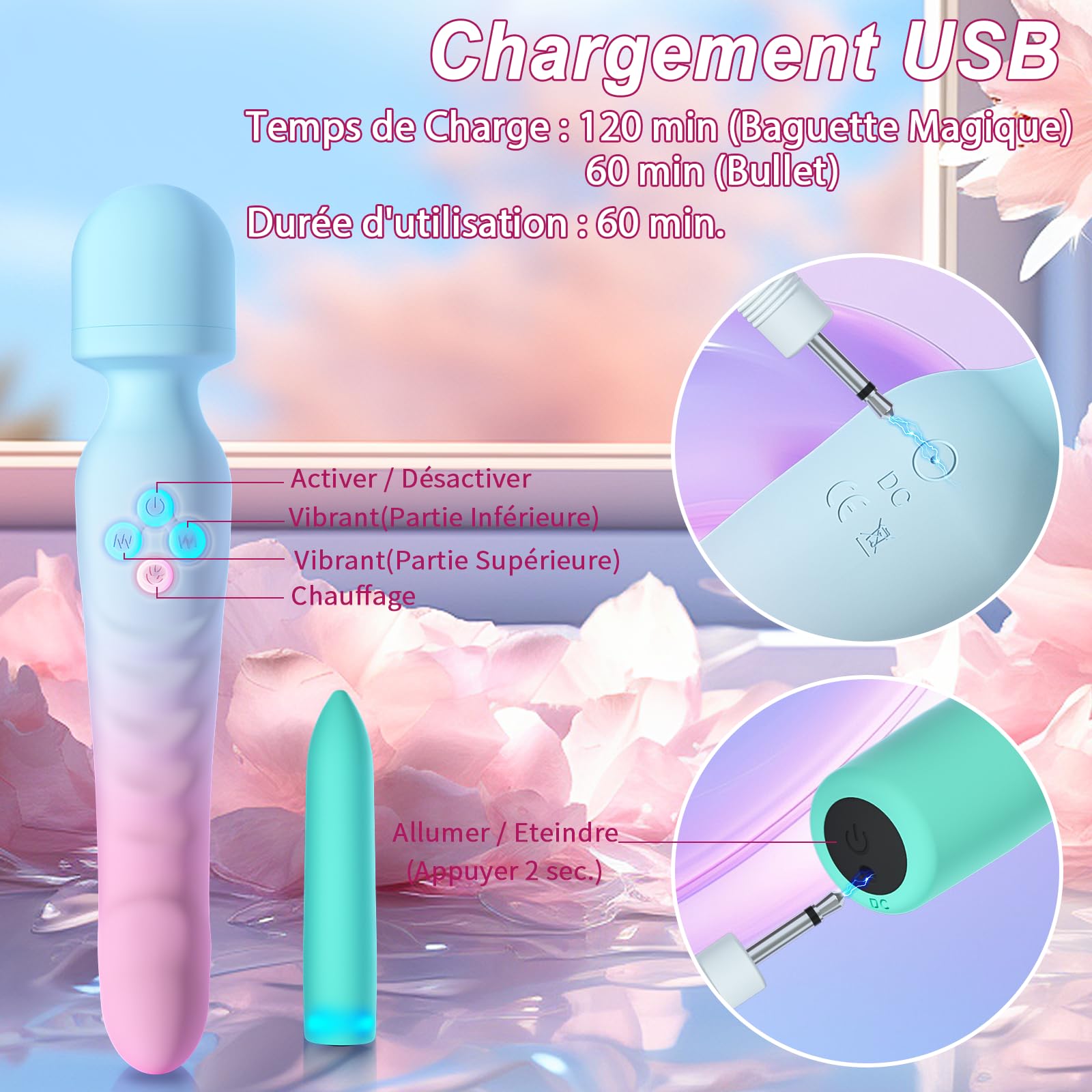 Vibromasseur Plug Anal - 20 Modes Vibrations, Silicone Souple, Sans Fil, Noir - Sextoy Unisexe