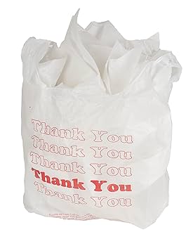 Amazon.co.jp: Thank Youビニール袋 1000枚パック 11 1/2インチ
