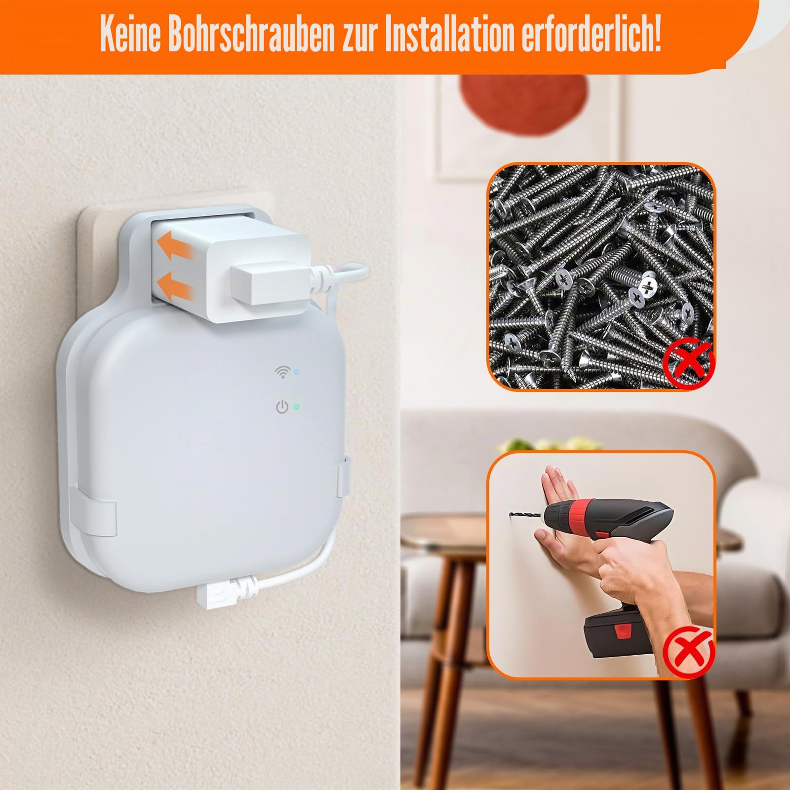 Blink 256 GB Micro-SD-Karte für Blink-Sync-Modul XR Steckdose, Wandhalterung, kurzes Kabel, platzsparend, leicht zu bewegende Halterung mit Lesegerät für Blink-Sicherheitssystem im Innen- und