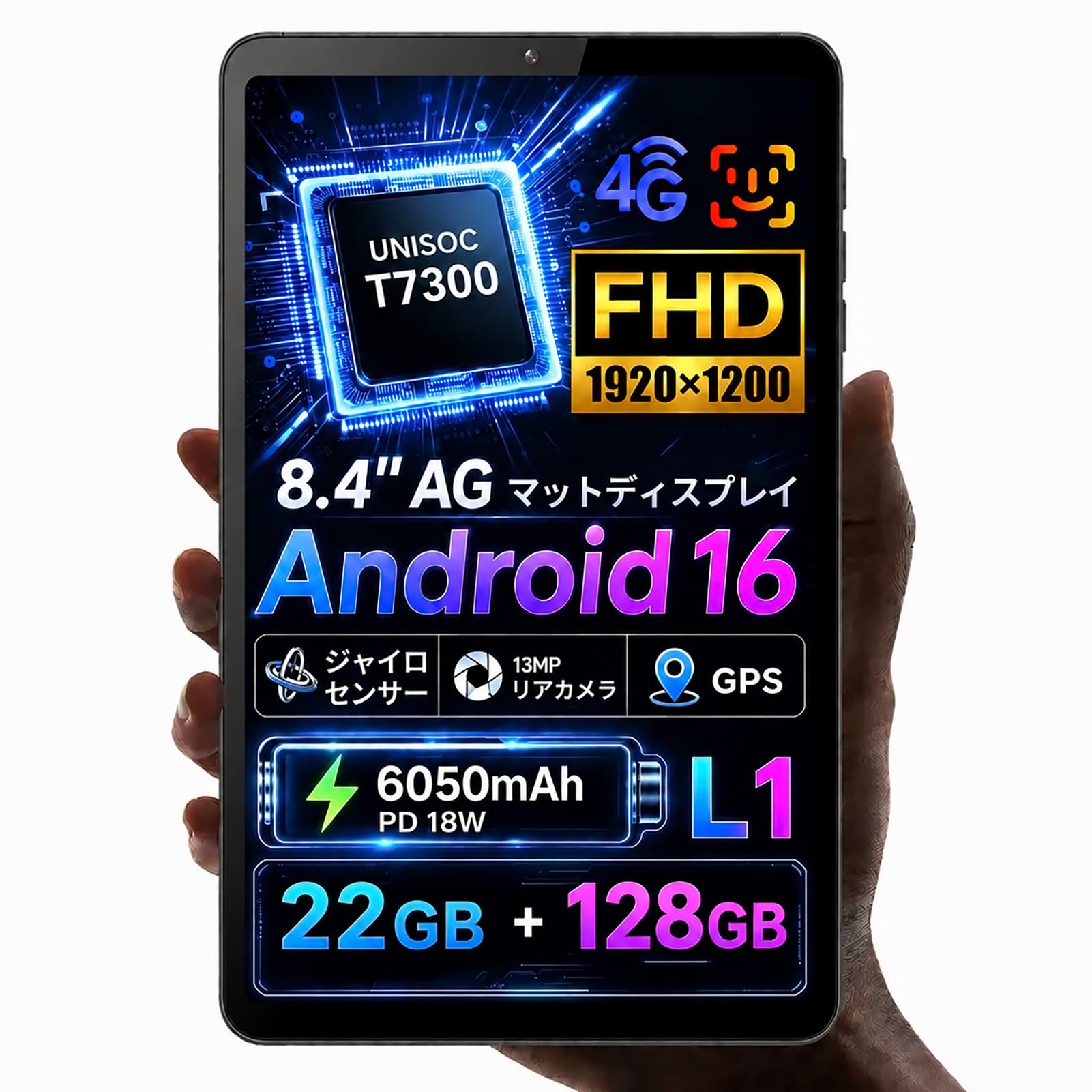 Amazon.co.jp: Android16 タブレット 8インチ UNISOC T7300 SIMフリー