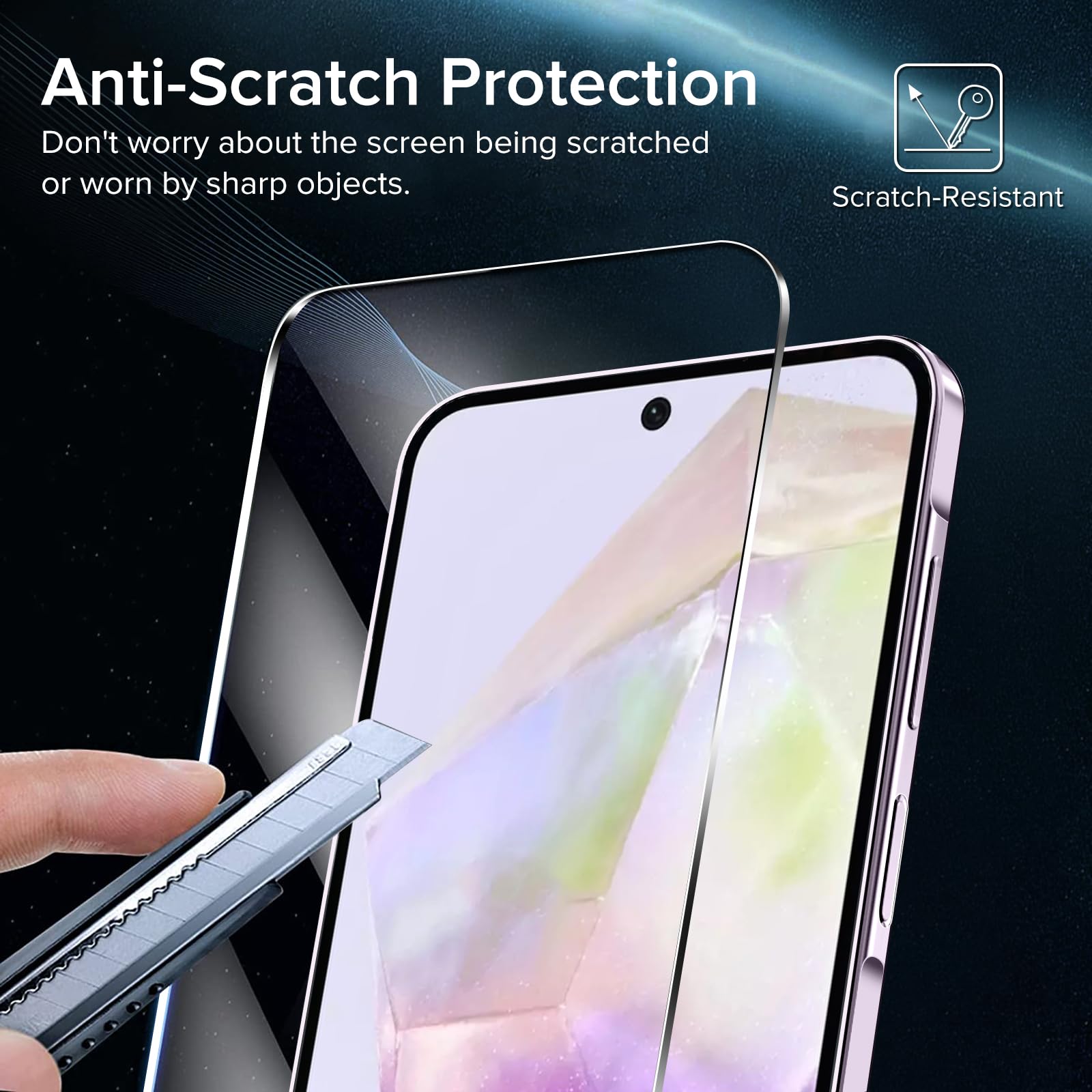 iVoler 2 Pezzi Pellicola Vetro Temperato per Samsung Galaxy A56 5G, con Strumenti di Installazione, Pellicola Prottetiva Anti Graffio, Durezza 9H, HD Trasparente, Senza Bolle