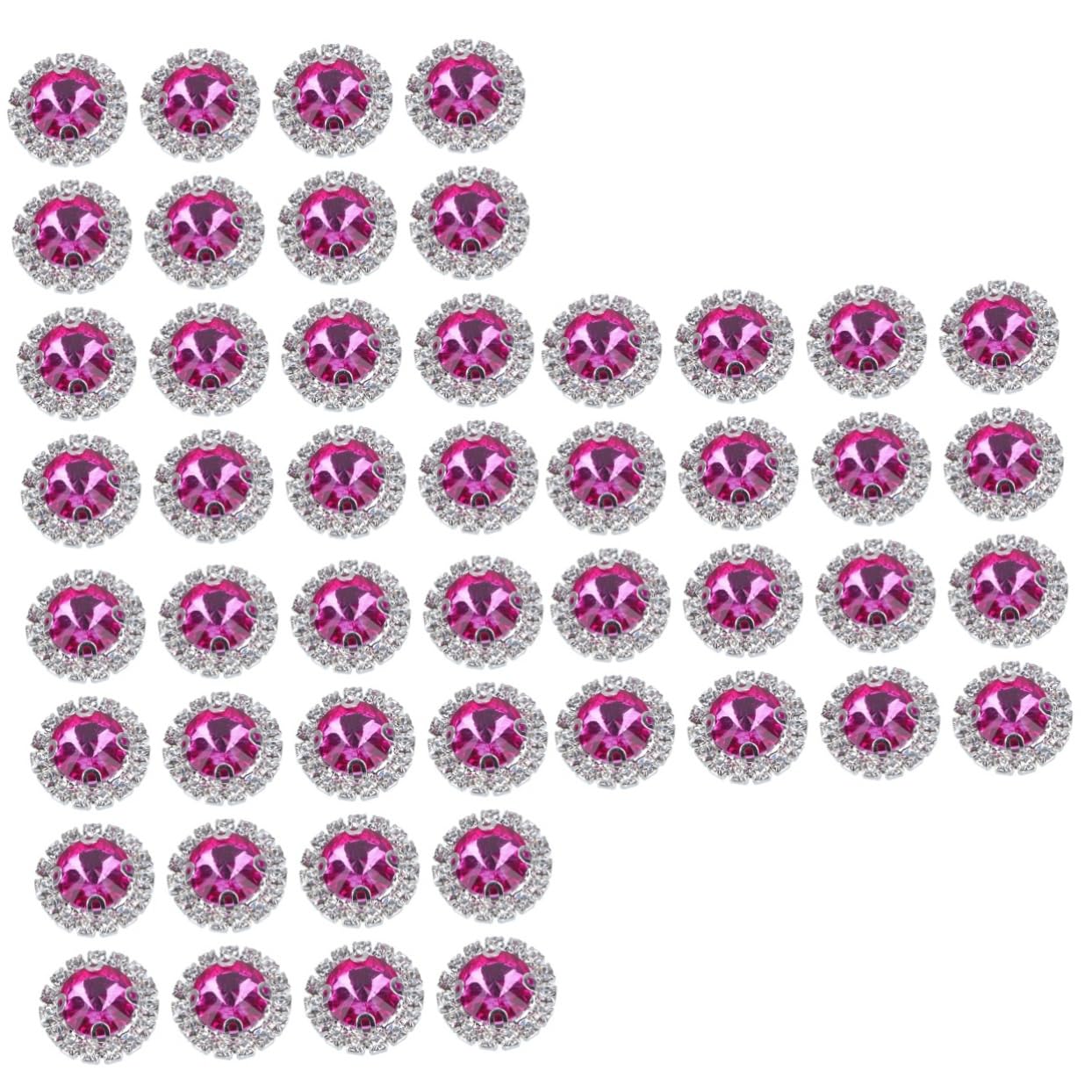 Lurrose 60stücke Farbige Flachrücken-rhinestones Für Dekorationen Kunststein Strass Für Hochzeiten Jubiläen Bastelprojekte Und Tischstreu Für Kreative Designs