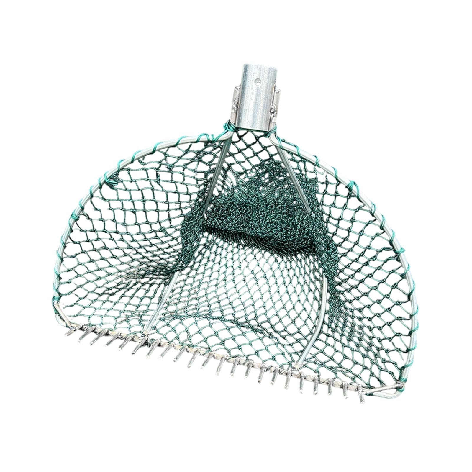 Rastrillo con Red de Malla para Exploración de Herramienta Resistente para Excavar en Exteriores Estructura de Metal Ergonómica Adecuada para, 50 Cm de Ancho