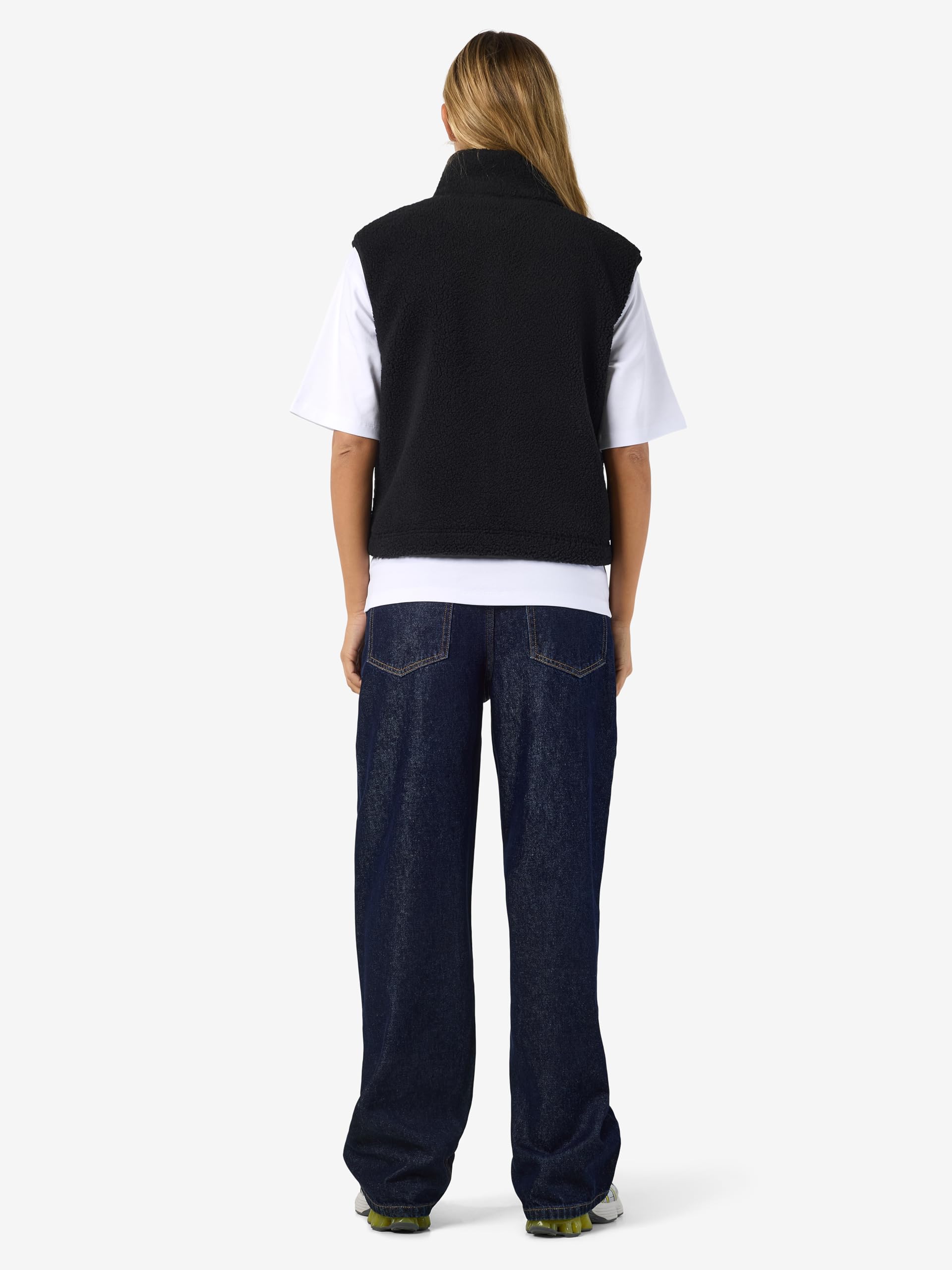 NOISY MAY Nmmasey Short Teddy Vest Fwd Noos Nmmasey - Pantaloncini Teddy Fwd Noos Donna (Pacco da 1)
