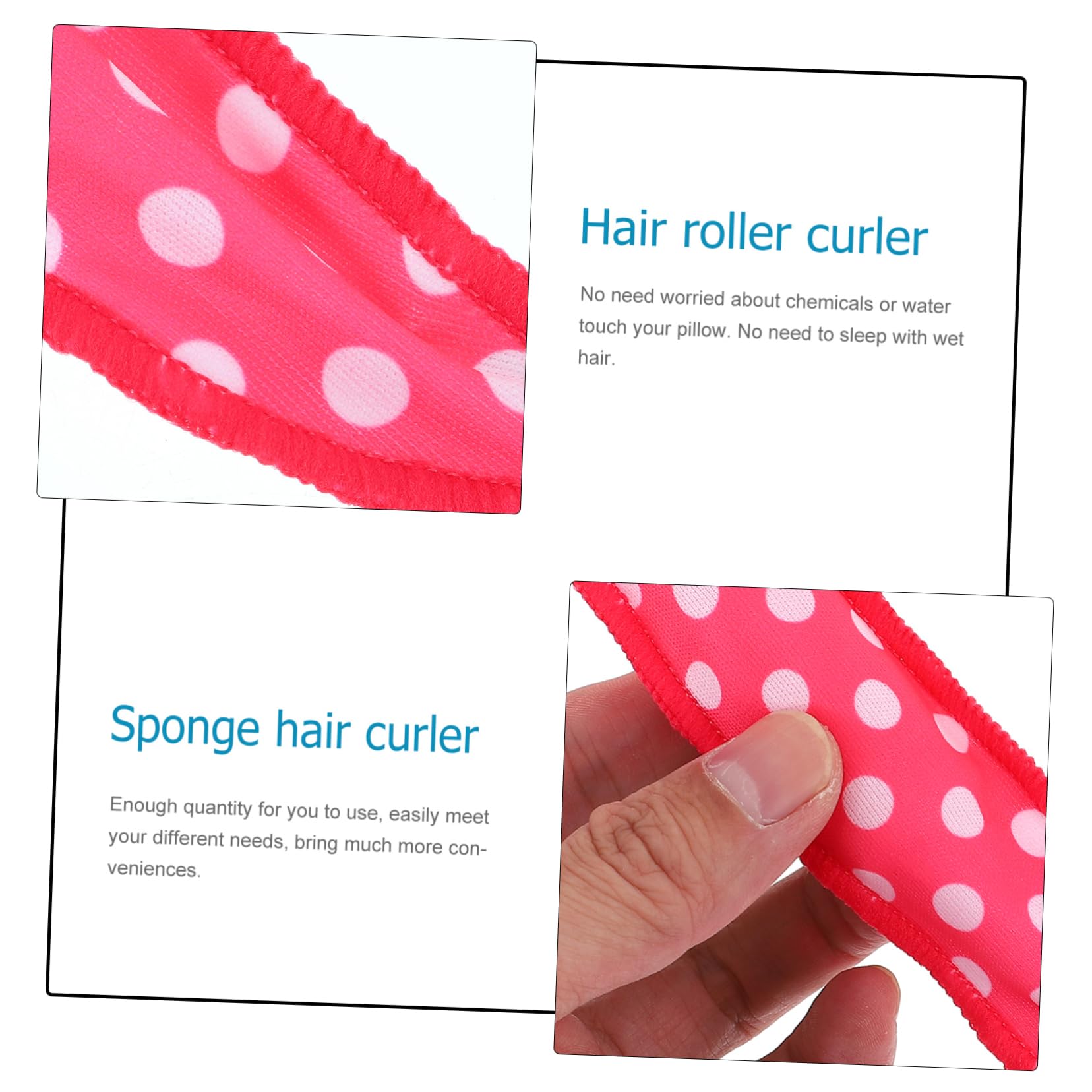 LIFKOME No Heat Sleep Hair Roller Set Overnight Sponge Hair Curler Rollers for Women 19pcs