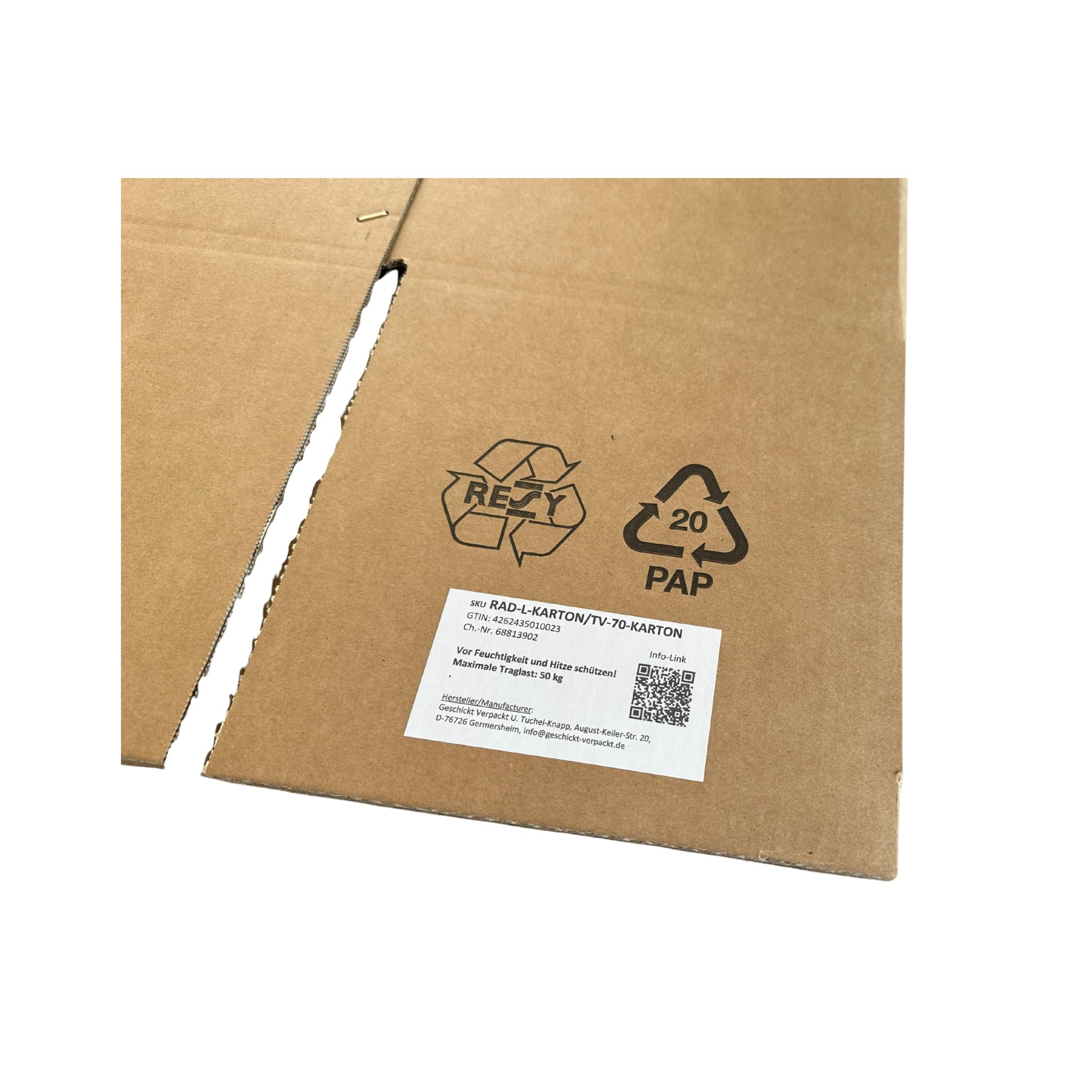 Versandkarton für E-Bikes/Karton für Fahrradtransport im Flugzeug mit Verpackungszubehör