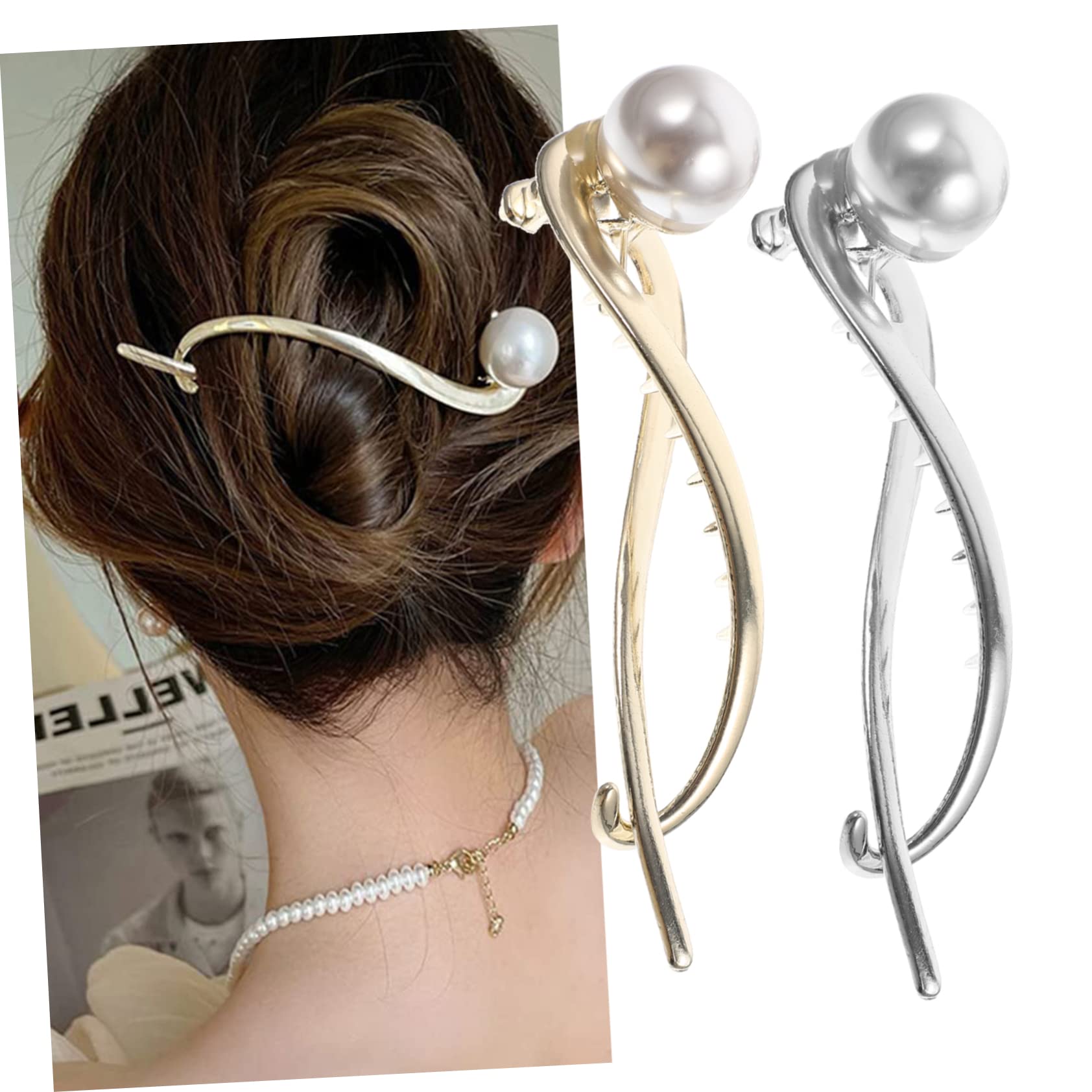 16 Stk Perle Haarspange Hochzeitshaarspangen Für Bräute Perlenhaarnadeln Zarte Haarspangen Frauen Haarspange Einzigartige Haarspangen Haarschmuck Für Mädchen Haarklammer Metall