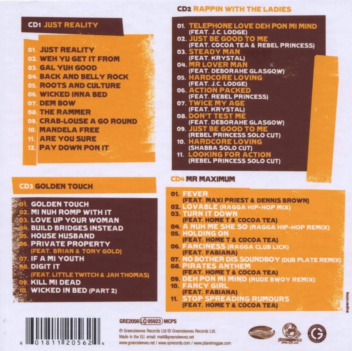 Reggae Legends (4 CD)