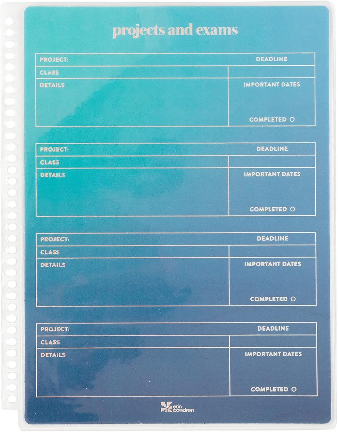 7" x 9" Snapin Dashboard Wet Erase, Reusable, Double