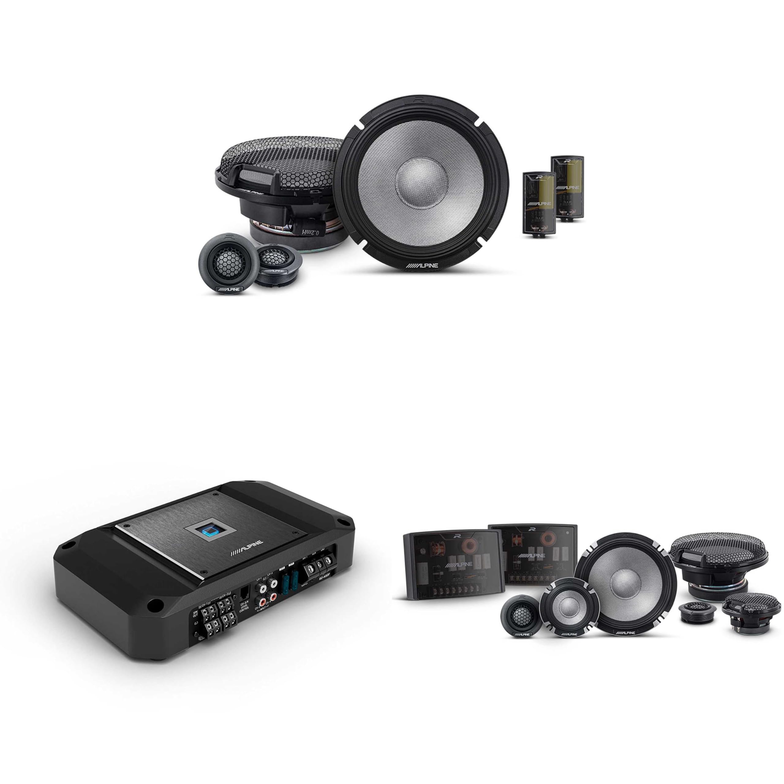 Alpine R2 4 Channel Amp & R2-S653 3 Way 6.5