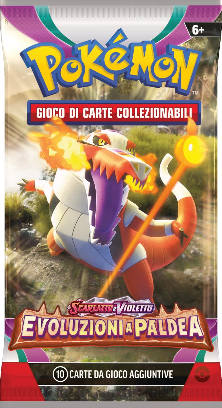 Espositore di buste dell’espansione Scarlatto e Violetto - Evoluzioni a Paldea del GCC Pokémon (36 buste di espansione), edizione in italiano