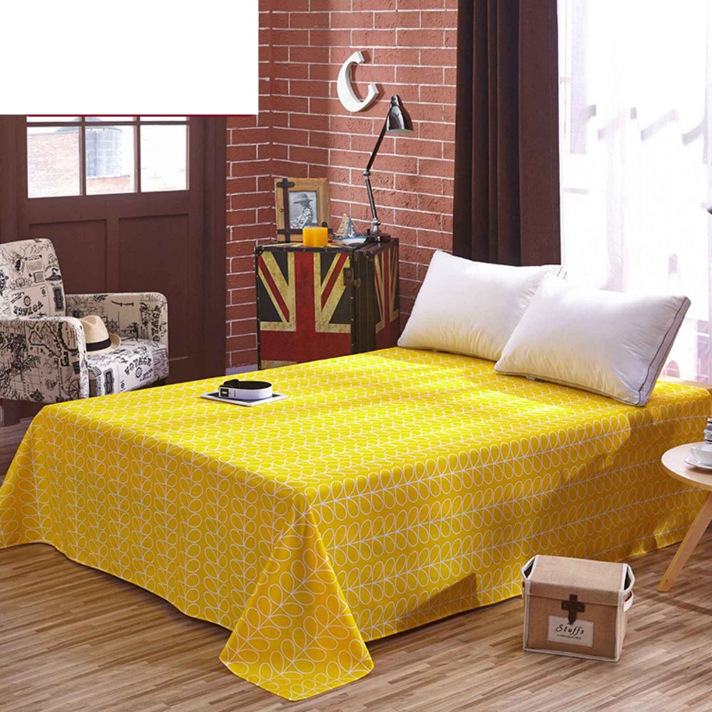 Drap en coton sergé 160x230cm contre la chaleur nocturne et les draps rêches