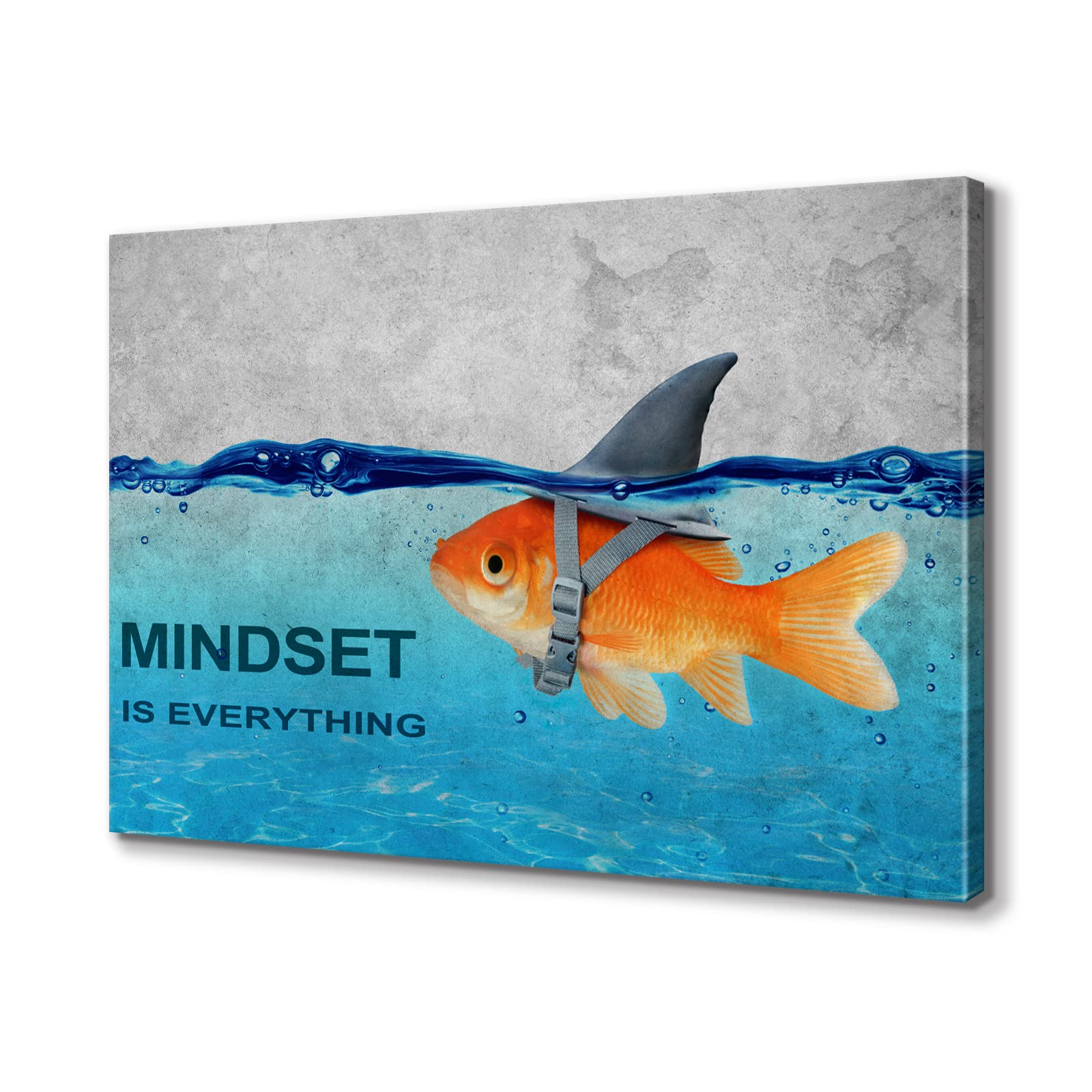 Mindset is Everything lienzo motivacional de 24x36 para inspirar tu día 1