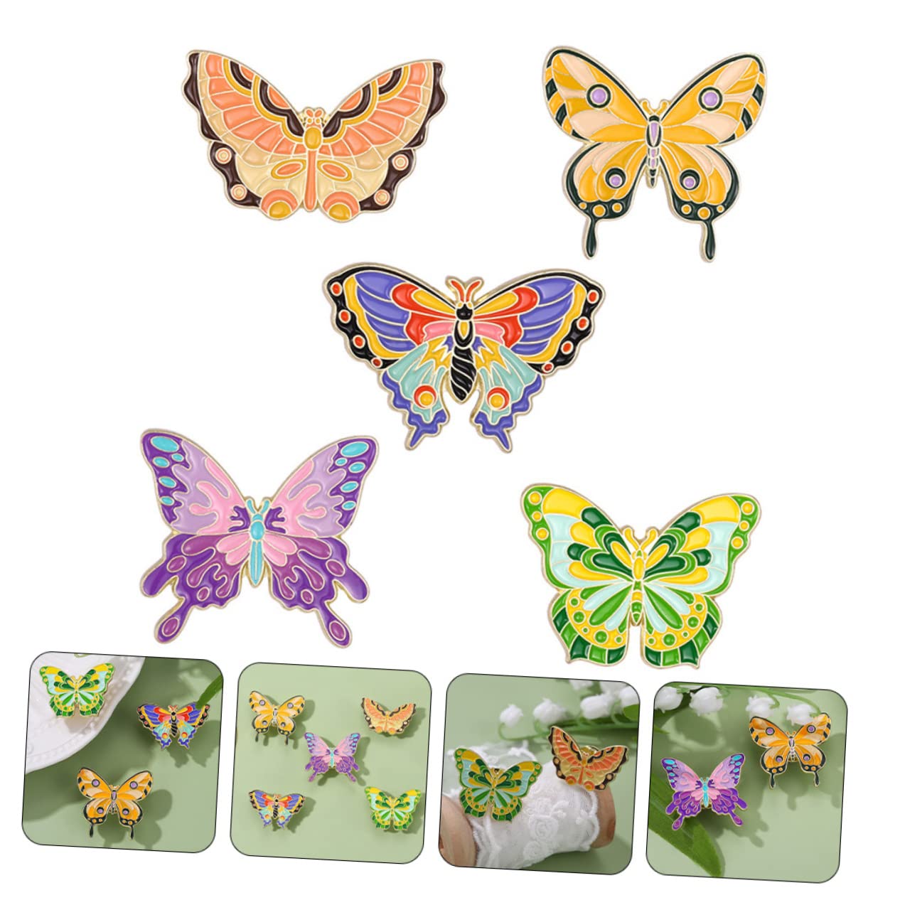 25stücke Teiliges Set Bunter Tierbroschen Kreative Emaille-anstecker Für Kleidung Taschen Und Hüte Niedliche Schmetterlings Frosch Und Insektenmotive Perfektes Für Freunde Und