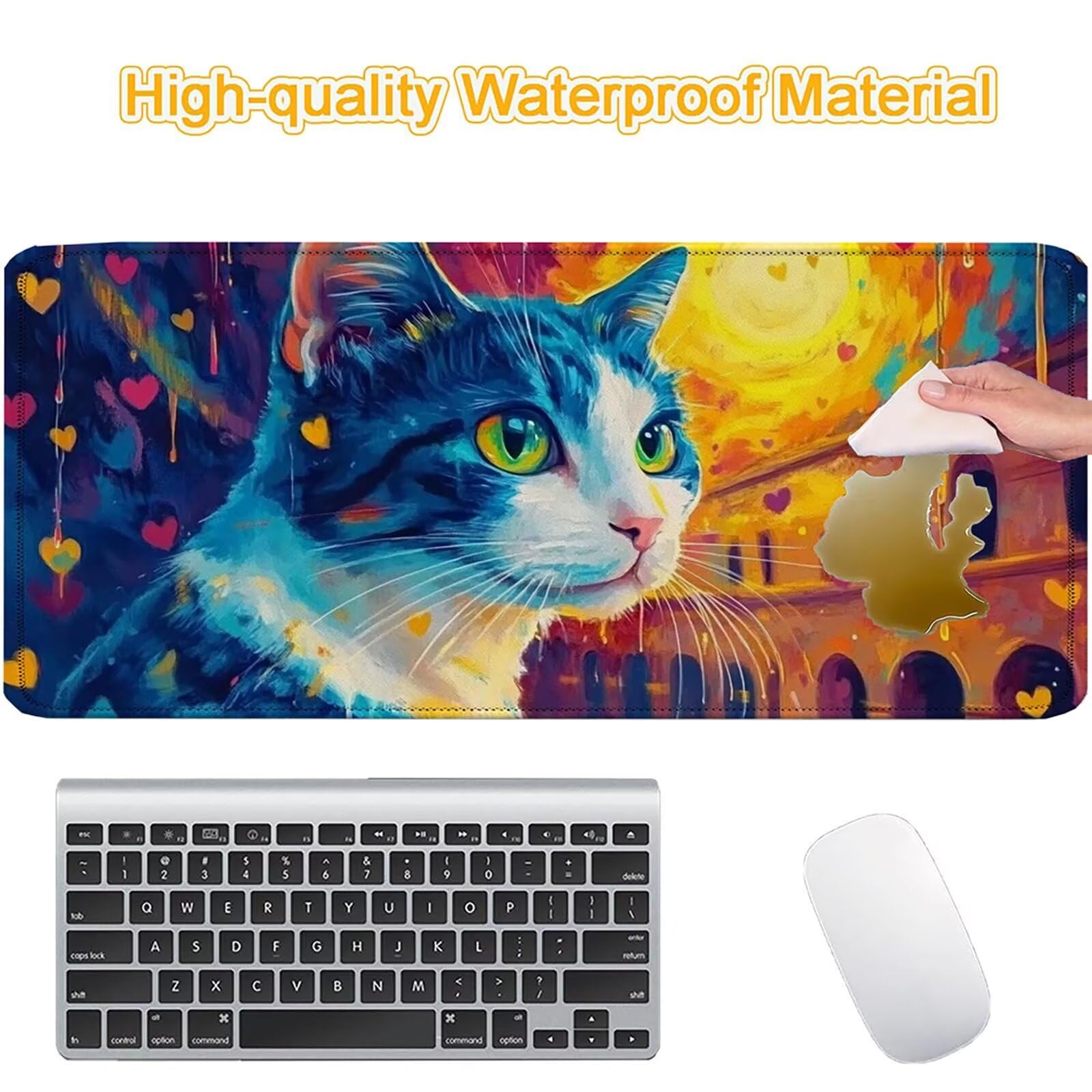 Tapis de Souris XXL Tapis de Souris Gaming 900 x 450 mm Couleur 0-z61