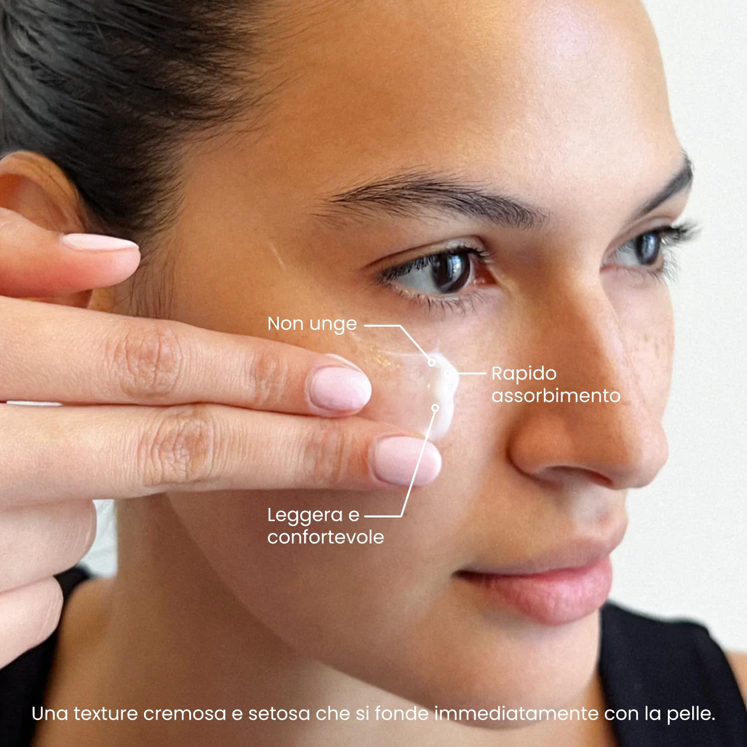 Crema Viso Antirughe Acido ialuronico con Retinolo e Collagene - Eletta Miglior Crema Antirughe Donna e Uomo per Rughe, Macchie Scure e Linee Sottili - 50ml