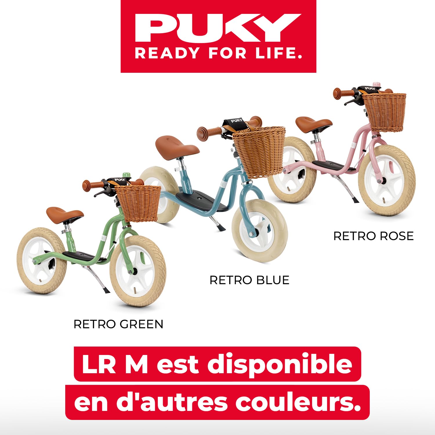 Puky Draisienne de 2,5 Ans LR L Classic Retro Pink