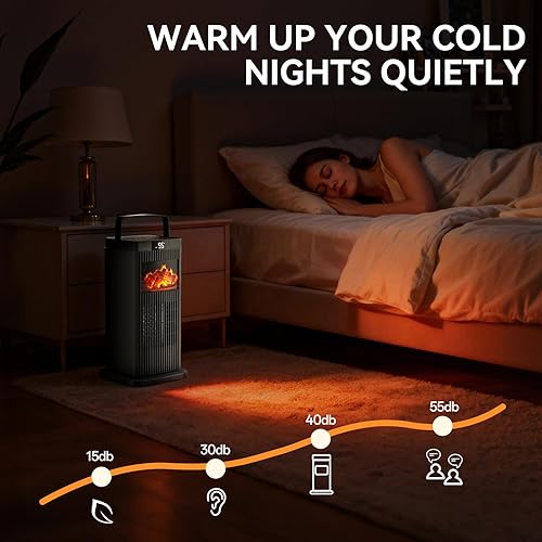 Miniatura 7 de Calentador de espacio portátil mejorado, con sensor infrarrojo