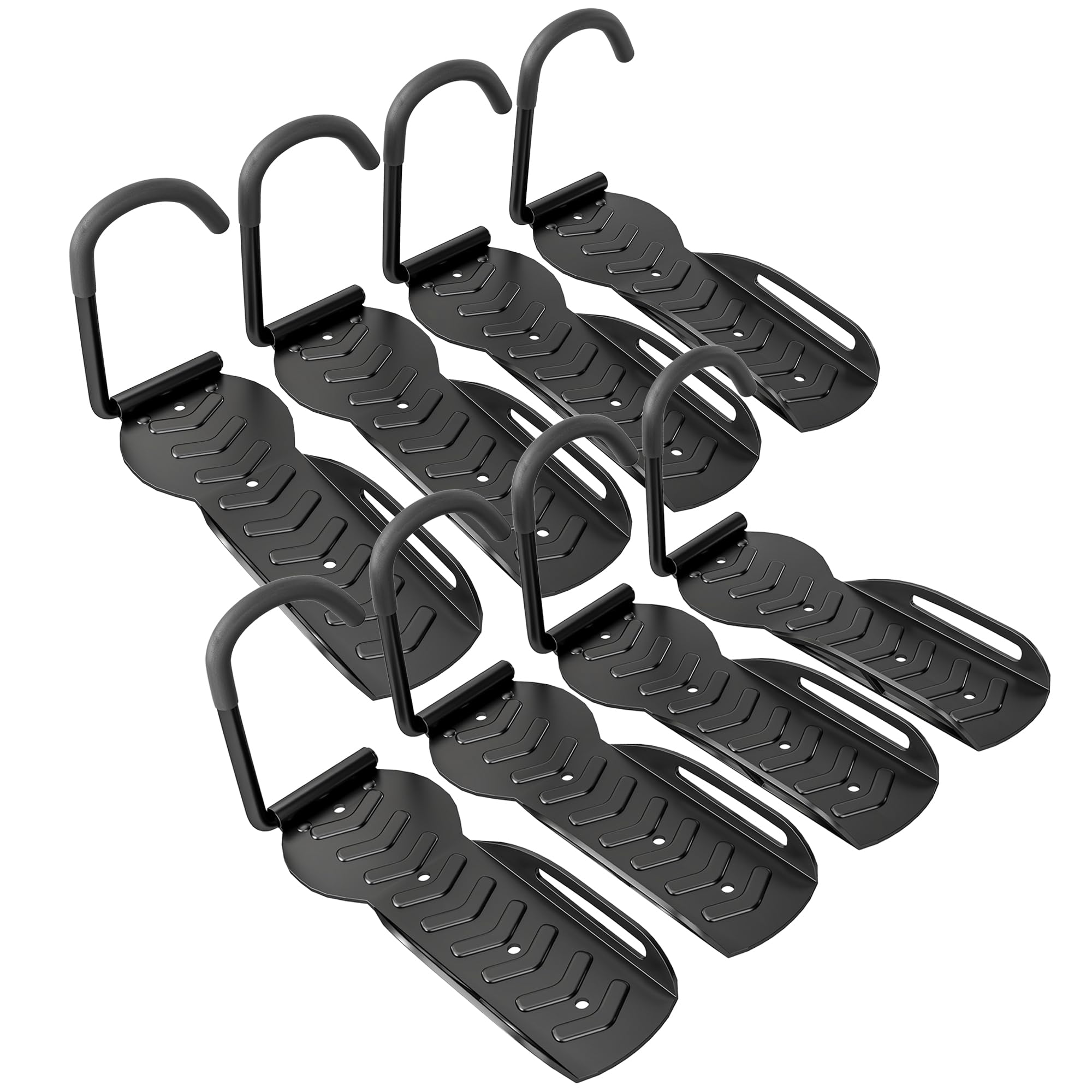 SPORTNOW 8 Pack Bike Rack - Wall Mounted Bike Hooks for Garage  | TJ Hughes