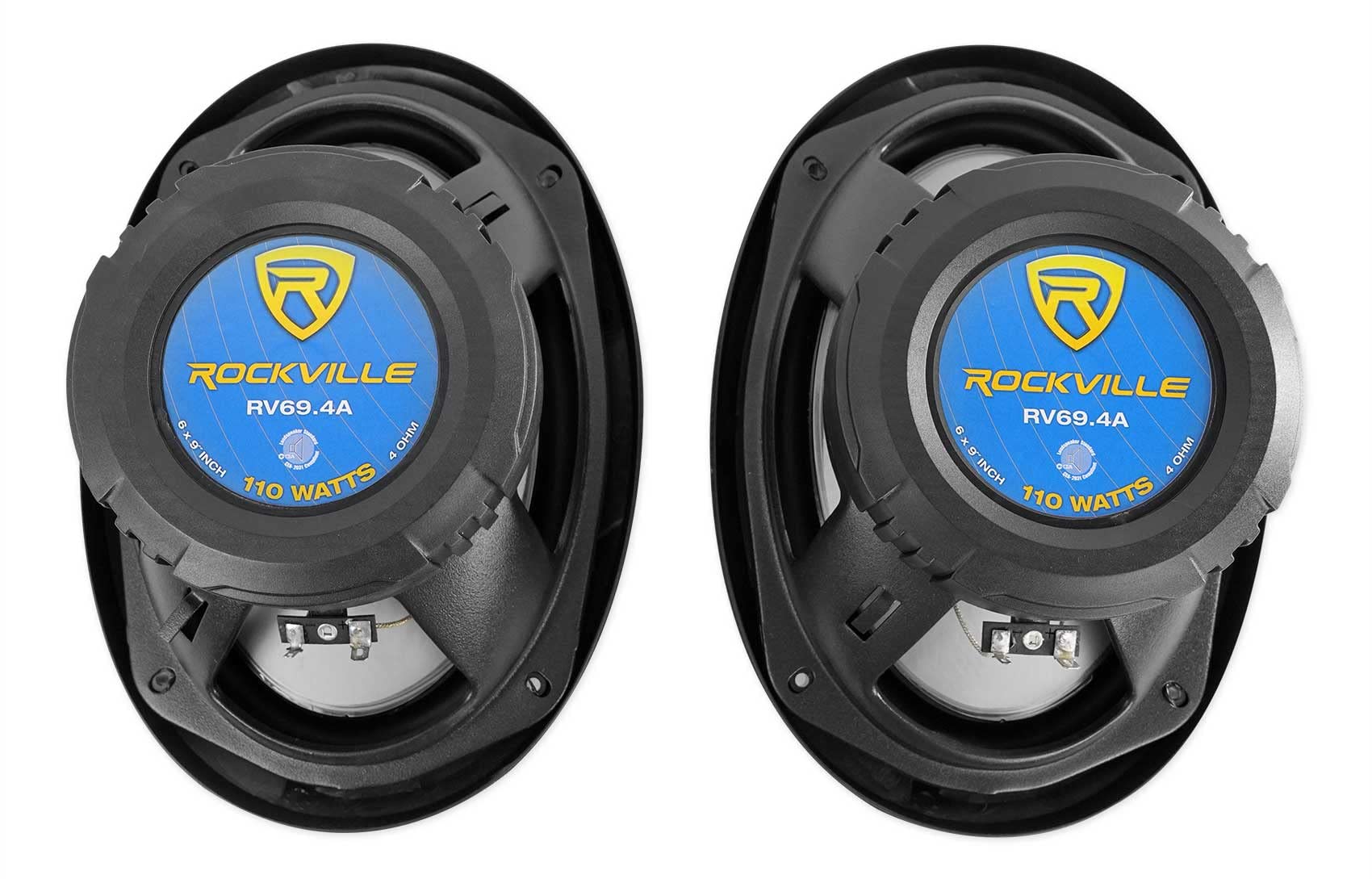 Amazon.co.jp: Rockville RV69.2C 6x9コンポーネントスピーカー ペア +