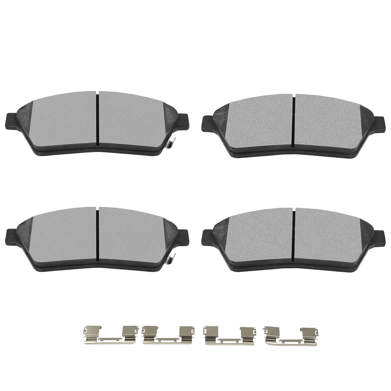 SCITOO D1422-8537 Disc Brake Pads Sets Front Ceramic Brake Pads w/Hardware
