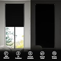 Vista 3 de Boolegon Persianas enrollables opacas para ventana, persianas enrollables personalizadas con protección UV, aislamiento térmico, persianas